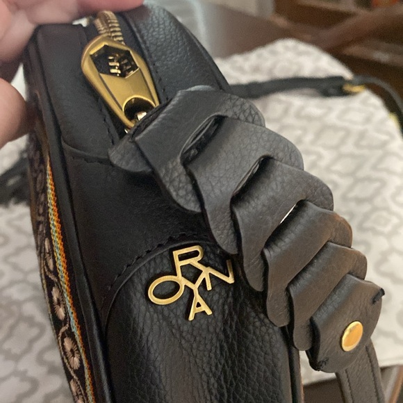 Oryany crossbody round embroidered canteen bag - Picture 3 of 4